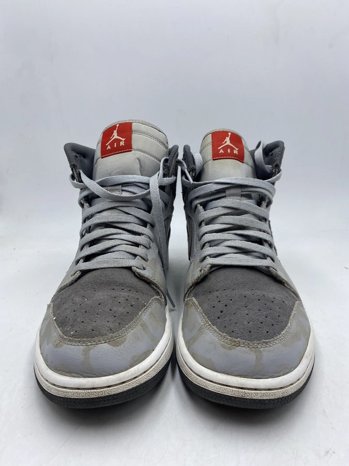 Air Jordan 1 Retro Alto Top Premium Gris Lobo Para Hombre Talla 12 AA3993-027 Foto 2 de 4