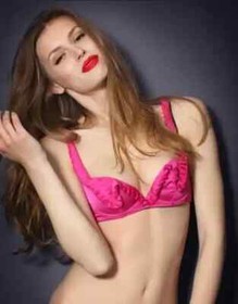 AGENT PROVOCATEUR PINK FLORINE BRA 32B 32D 36C & BRIEF SIZE 2 SMALL UK 8 BNWT