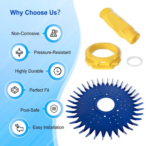 Zodiac G2 Baracuda Pool Cleaner Finned Skirt Disc Aussie Gold -2 Year Warranty E - Foto 7