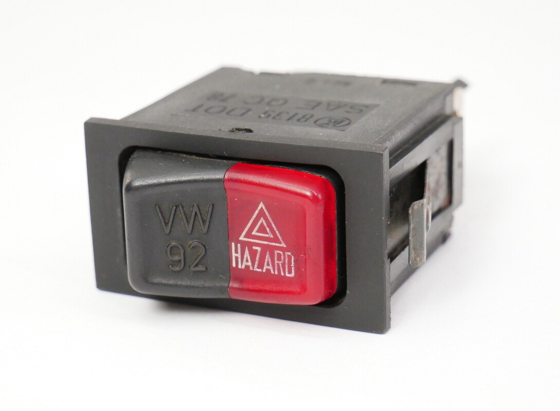 Hazard Lights Switch Button 80-84 VW Rabbit Jetta Cabriolet MK1