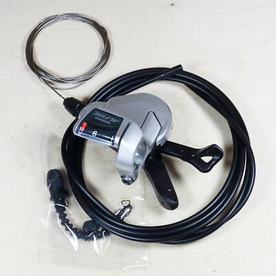 Shimano Alfine 11-fach SL-S700 Rapidfire Schalthebel silber mit Schaltzug