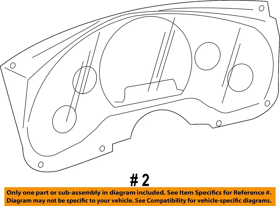Medidor de velocímetro usado se adapta a: camioneta Chevrolet Express 3500 2000 mercado de EE. UU. gasolina Foto 4 de 4