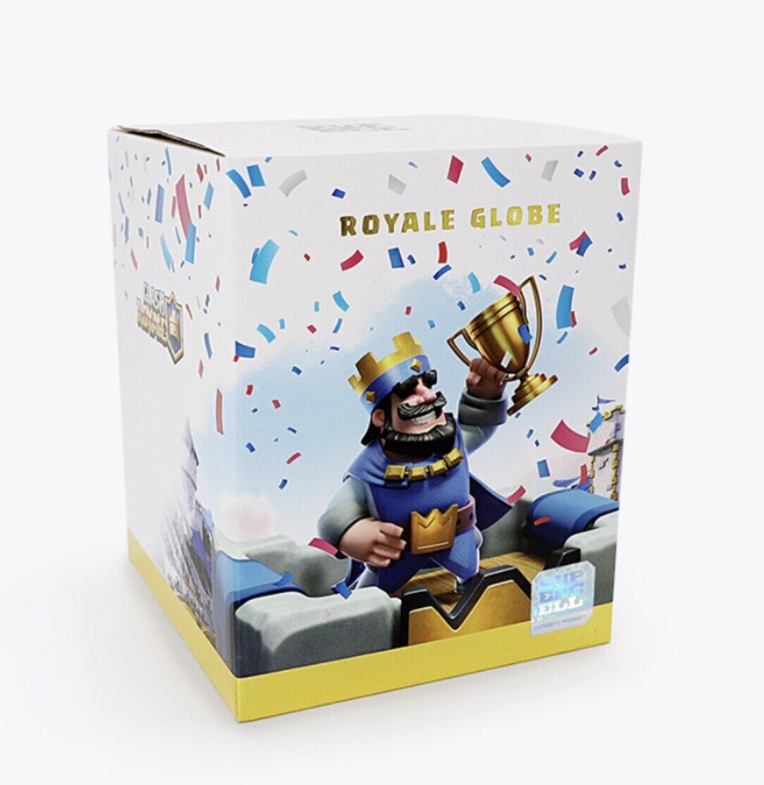 Supercell Clash Royale King Victory Snow Globe Limited Edition