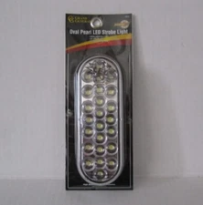 New Grand General Oval Pearl LED Strobe Light Model 76529, 6 Pulse Flashing Mode