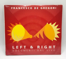 FRANCESCO DE GREGORI - LEFT E RIGHT - CD DIGIPAK MUSICA SIGILLATO