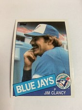 1985 Topps Toronto Blue Jays Jim Clancy