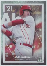 2021 Bowman Platinum Precious Elements #PE5 Austin Hendrick Cincinnati Reds
