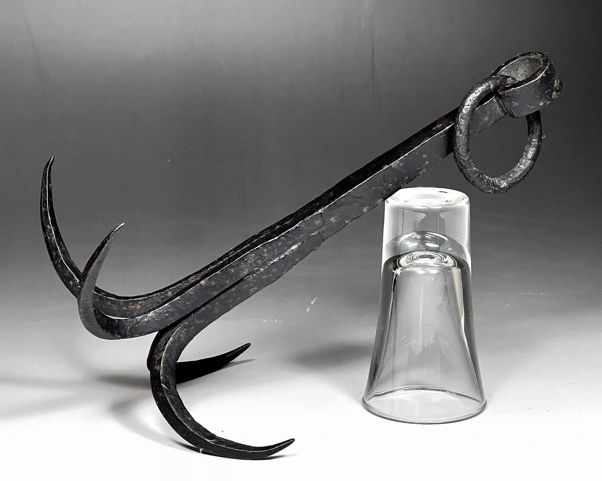Antique Japan Edo Samurai Ninja Grappling hook KAGINAWA Hand
