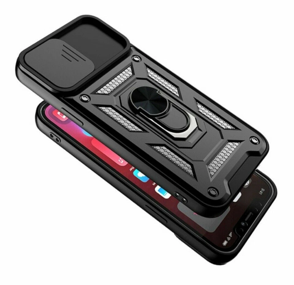 Shockproof Ring Stand Armor Case For iPhone 17 Pro Max 16 Pro 15 14 13 12 XS SE - Image 4 of 4