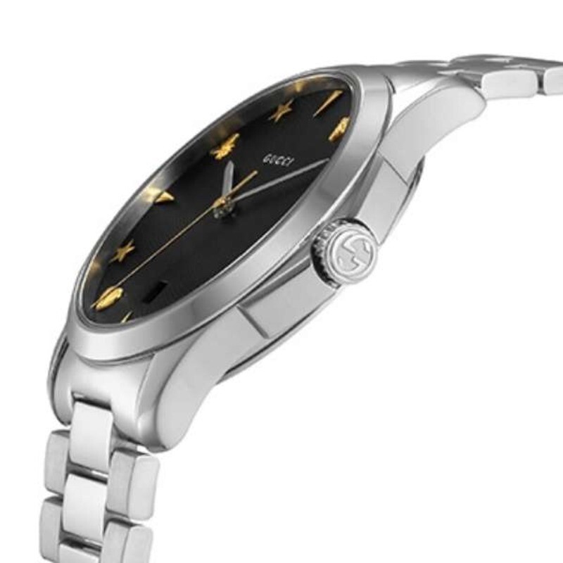 Gucci YA1264029 G-timeless Black Dial Quartz Men's Watch New
