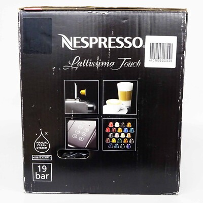 Nespresso ラテシマF511（ブラック） Nespresso F511-EU-BK-NE Lattissima Touch Espresso Maker