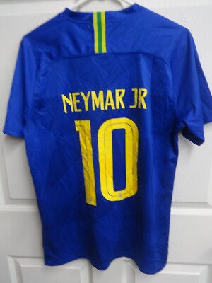 Vintage Brasil CBF Brazil National Team Neymar Jr. # 10 Soccer