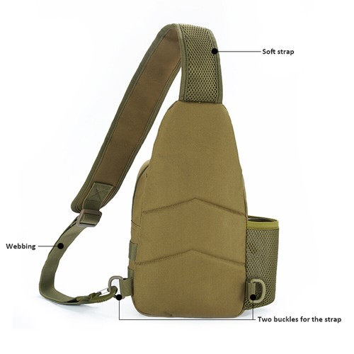 Bodybag Sling Bag Crossbag Brusttasche Schultertasche Umhängetasche Crossbody - Bild 9 von 11