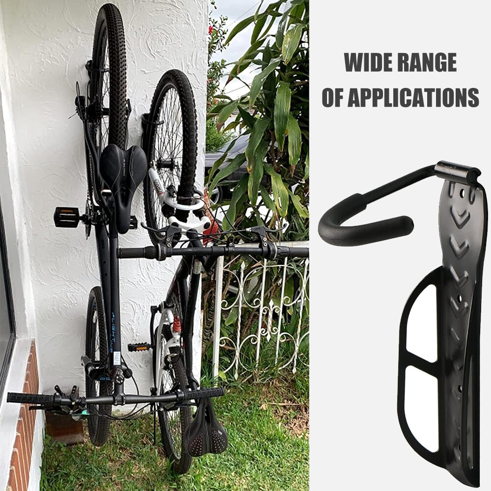 Bike Wall Mount Rack Vertical Heavy Duty Bicycle Hanger Hook Indoor Storage Shed