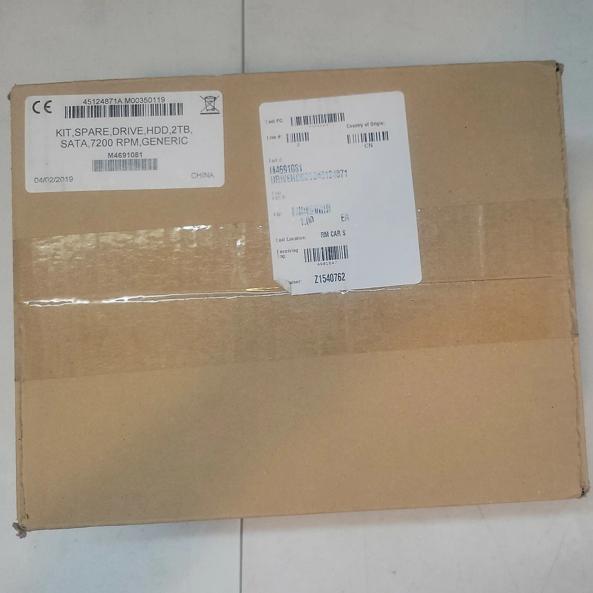 Genuine OEM Ricoh M469-1081 (45124871) Ricoh 2TB HDD Drive E-85 E 