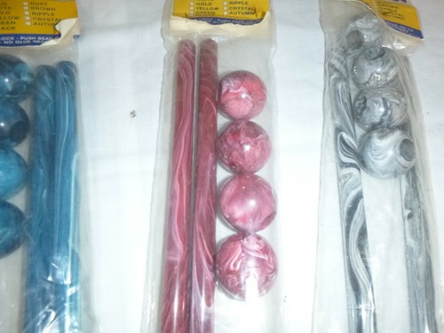 NOS Vtg 12" Marbells Macrame Dowel Rod Wall Hanging Purse Handle U CHOOSE COLOR - Picture 10 of 14