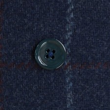 Chemise Isaia Neuve Avec étiquettes - Bleu, Laine Et Cachemire, Taille EU 50 / US 40 / M - Fabriqué En Italie