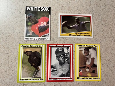 1991 Michael Jordan Aamer 5 Card set   Rare, Vintage, Excellent Condition!