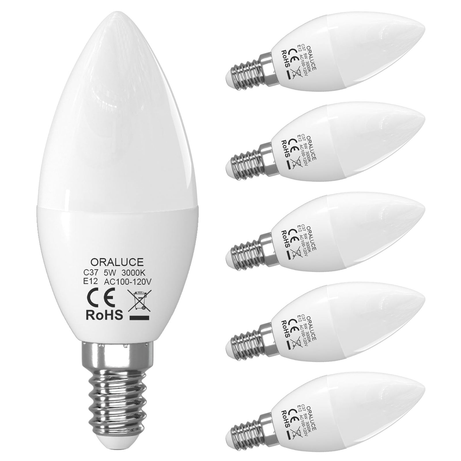- 40 Watt Equivalent 3000k Warm White Chandeli...