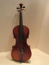 20th Century Midcentury Violin Factory Made in Europe Camilli Style 13 3/4 Inch