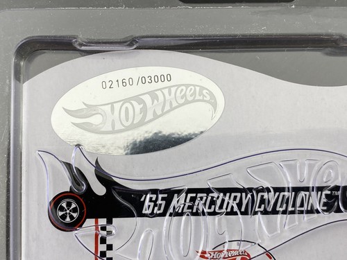 Hot Wheels Red Line ‘65 Mercury Cyclone 2160/3000 W/Case 1:64, COMB SHIP $1 - Picture 8 of 8