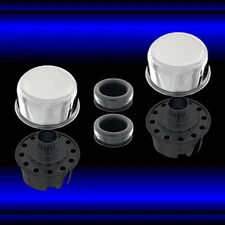 Valve Cover Breathers for Oldsmobile 330 350 455 engines Chrome Set of Two 