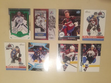 8 Colorado Avalanche Inserts Serial McKinnon Bourque Varlomov Hejduk Newhook VG