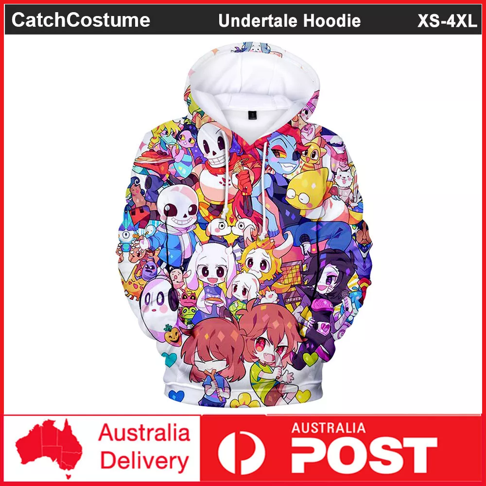 Undertale Sans Sanes Long Sleeve Hoodie Sweatshirt Indie Undertale