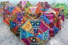 Indian Handmade Wedding Party Decor Umbrella Sun Shade Wholesale Lot Of 10Pc
