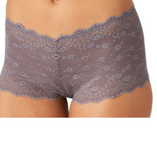Wacoal b.tempt'd Inspired Eyelet Boyshort 945219 Shark Gray Size XL