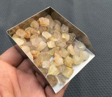 Good Quality 25 Pieces Natural Rough Golden Rutile Quartz Gemstone Size 10-12 MM