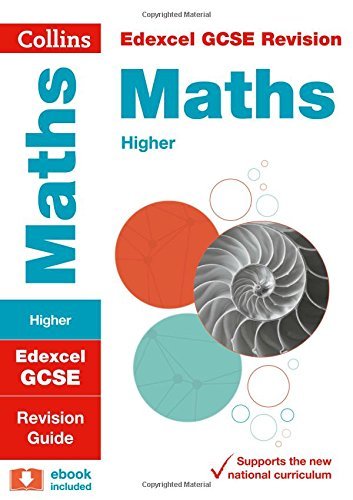 Edexcel GCSE Maths Higher Revision Guide (Collins GCSE 9-1 Revision) By Collins