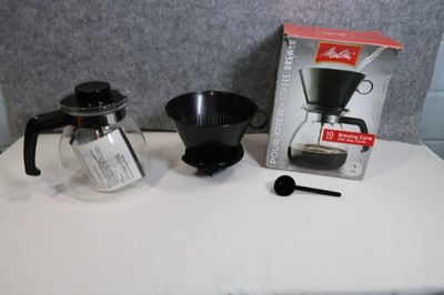 Melitta 640616 Coffee Maker, 52 oz, Glass Carafe NEW 10 Cup (READ)