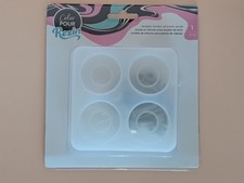 Color Pour Resin Silicone Mold for Drawer Knobs 4-Cavity, New