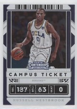 2020-21 Panini Contenders Draft Picks Campus Ticket Russell Westbrook #3 7m3