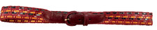 MULBERRY Woven Leather Belt Waist 30" to 32"