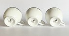 Set of 3 Wedgwood Amherst China Platinum Trim Leigh Shape Footed Cups & Saucers — photo 7