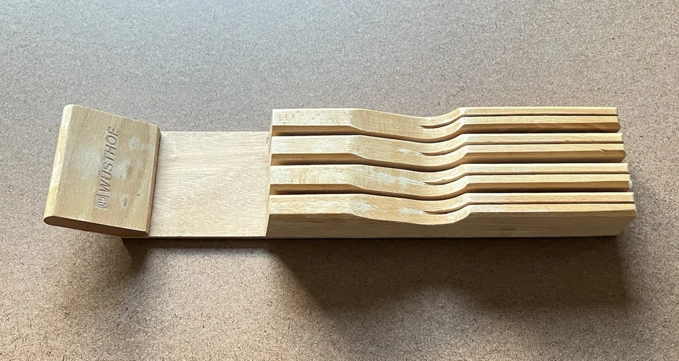 Wusthof In-Drawer Wooden Knife Block with 7 Slots - Image 3 of 4