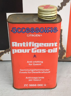 Vintage French Redex Citroen Accessories Diesel Anti Freeze, 1 Litre Tin (CT09)