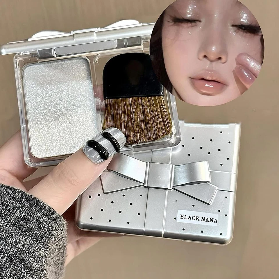 Star Highlight Platte with Brush For Facial Clavicle and Contouri;'/ E7R6 - Image 3 of 4