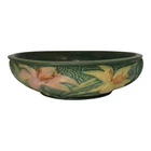Roseville Zephyr Lily Green 1946 Mid Century Modern Pottery Ceramic Bowl 472-6