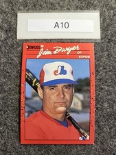 1990 Donruss Jim Dwyer #484 Montreal Expos MLB Baseball Card