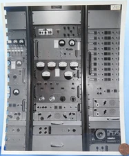 USAF NASA press PHOTO '60 Mercury Capsule / Blockhouse 56 ASCS Prelaunch Panel