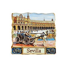 Spain Sevilla Fridge Magnet Refrigerator Sticker Home Resin Souvenir