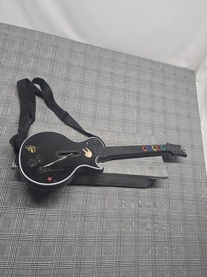 Guitar Hero Playstation Les Paul Wireless Red Octane Controller No Battery Cover