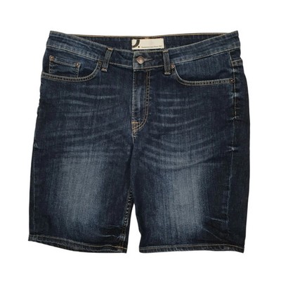 DRESSMANN Blue Denim Jeans Cotton Blend Shorts Mens W36