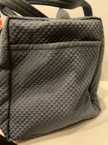 NWT ~Vera Bradley Charcoal Iconic Large Travel Duffel Bag~ 21X14X10 HUGE - Picture 24 of 24