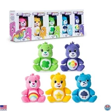 Care Bears 3" Micro Plush 5-Pack Treasure Box Set - Cheer, Laugh A-Lot, Grumpy