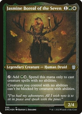 MTG Jasmine Boreal of the Seven [DMC] ETCHED #55