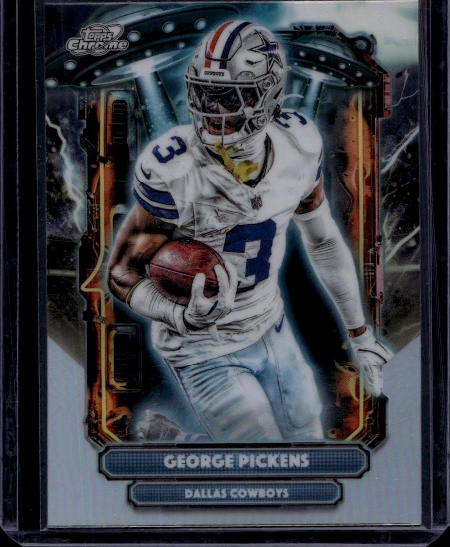 2025 Topps Chrome Cosmic #ET-14 George Pickens Extraterrestrial Talent